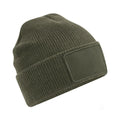 Military Green - Front - Beechfield Unisex Adult Beanie