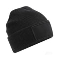 Black - Front - Beechfield Unisex Adult Beanie