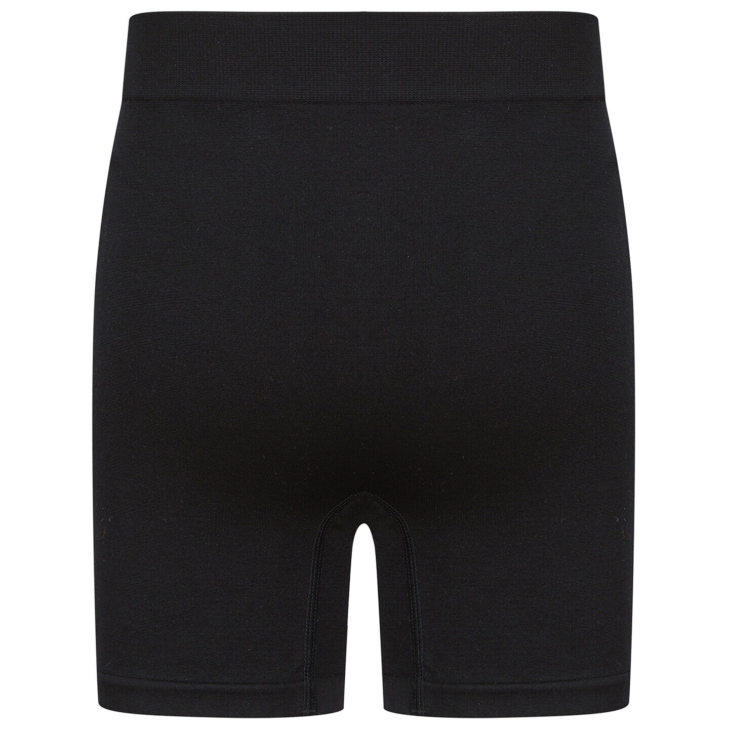 Black - Back - Tombo Girls Seamless Cycling Shorts