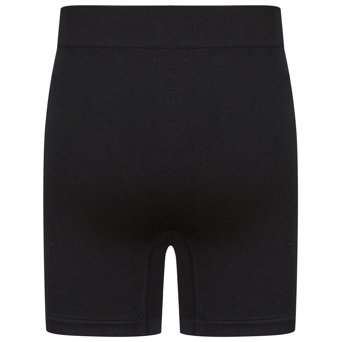 Black - Back - Tombo Girls Seamless Cycling Shorts