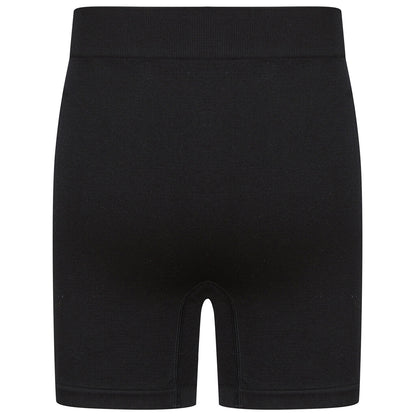 Black - Back - Tombo Girls Seamless Cycling Shorts