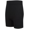 Black - Side - Tombo Girls Seamless Cycling Shorts