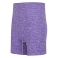 Purple Marl - Side - Tombo Girls Seamless Cycling Shorts