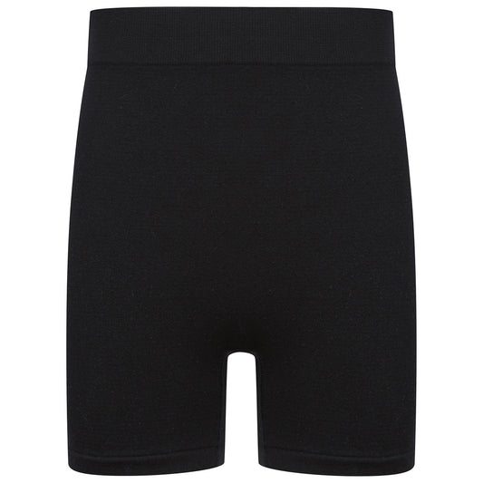 Black - Front - Tombo Girls Seamless Cycling Shorts