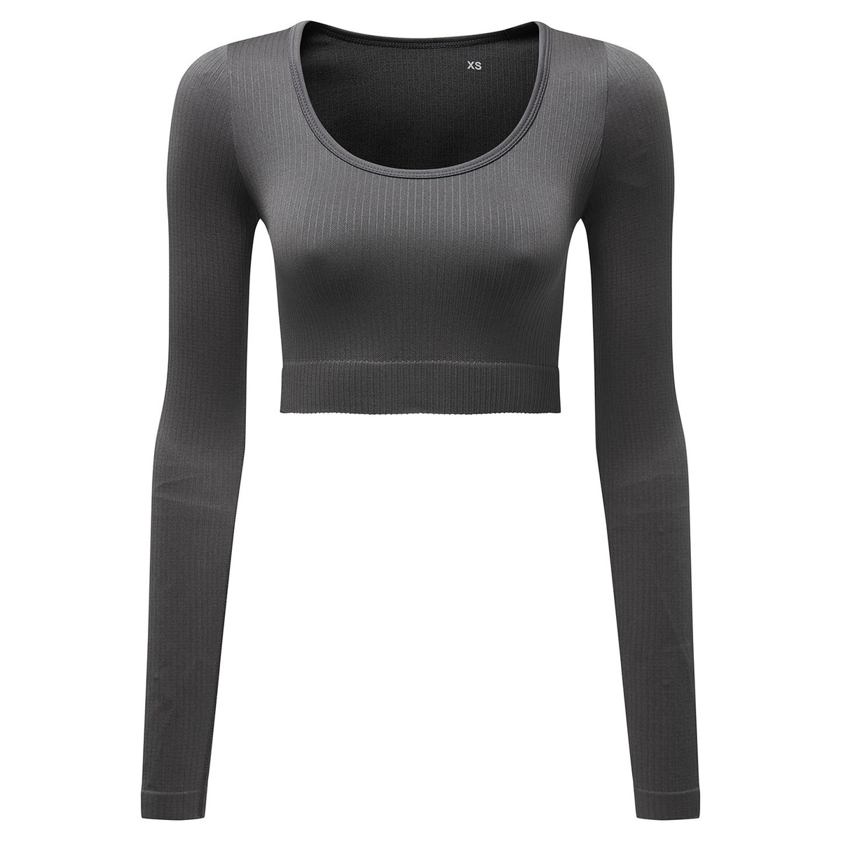 Mauve - Lifestyle - TriDri Womens-Ladies Ribbed Seamless 3D Crop Top