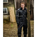 Black - Side - Regatta Mens Pro Waterproof Overalls