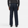 Navy - Side - Regatta Mens Stormflex II Waterproof Over Trousers