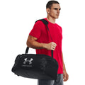 Black-Metallic Silver - Back - Under Armour Undeniable 5.0 Duffle Bag