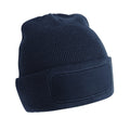 French Navy - Front - Beechfield Original Patchwork Recycled Beanie