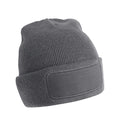Graphite Grey - Front - Beechfield Original Patchwork Recycled Beanie