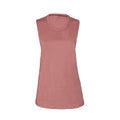 Mauve - Front - Bella + Canvas Womens-Ladies Muscle Jersey Tank Top
