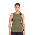 Olive - Side - TriDri Womens-Ladies Organic Tank Top