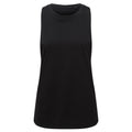 Black - Front - TriDri Womens-Ladies Organic Tank Top