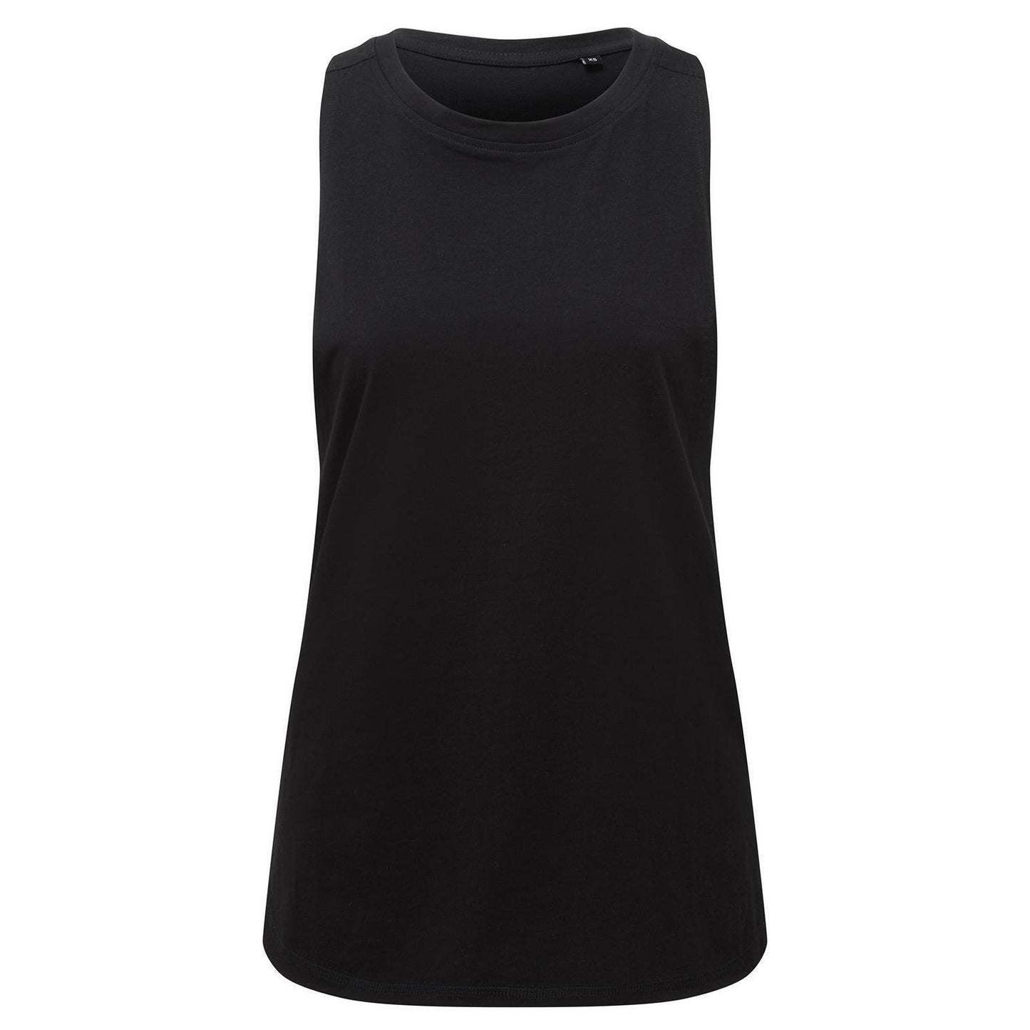 Black - Front - TriDri Womens-Ladies Organic Tank Top