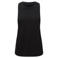 Black - Front - TriDri Womens-Ladies Organic Tank Top