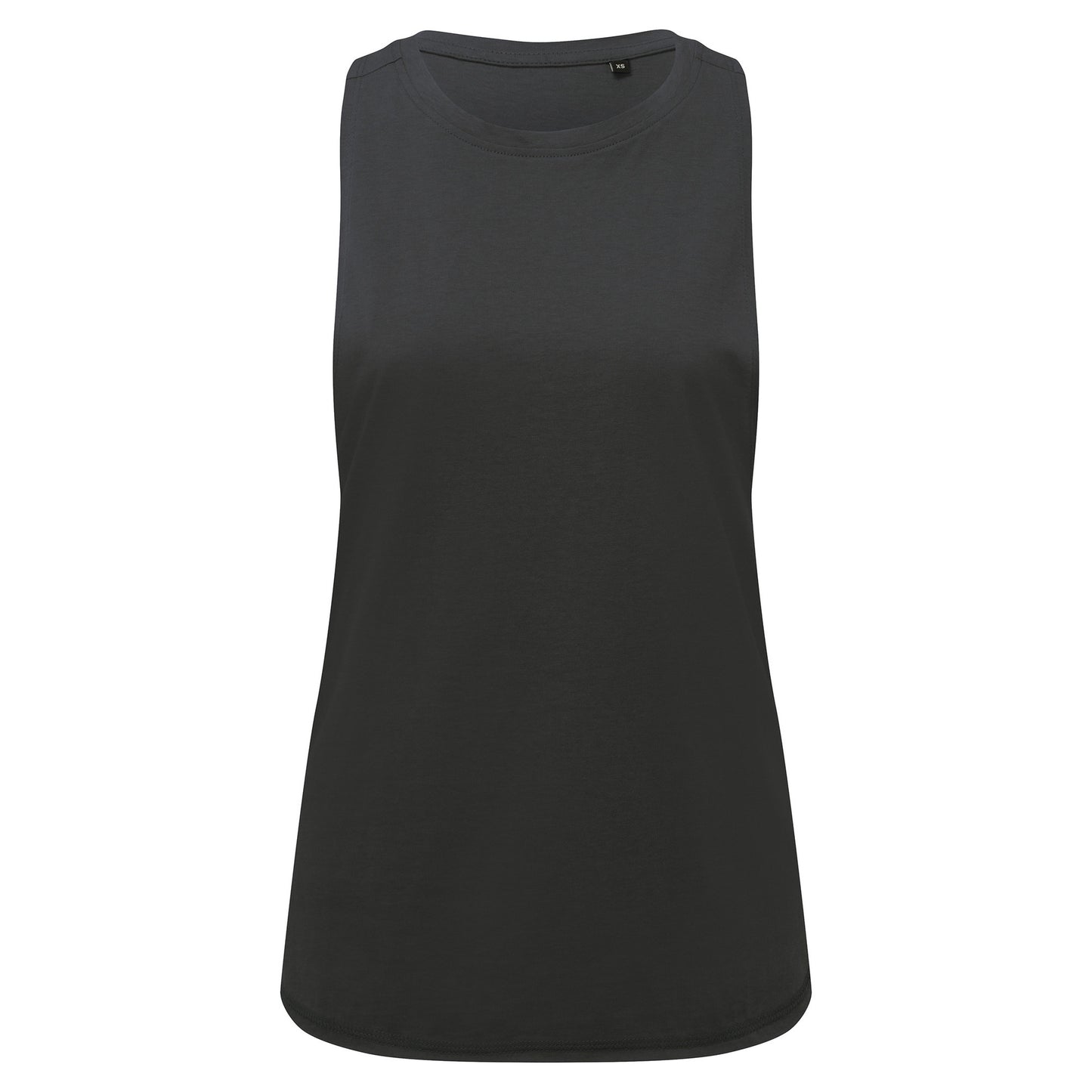 Charcoal - Front - TriDri Womens-Ladies Organic Tank Top