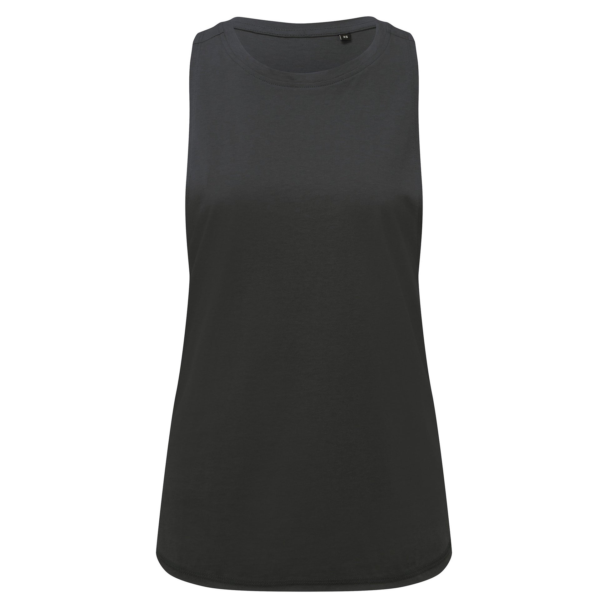 Charcoal - Front - TriDri Womens-Ladies Organic Tank Top
