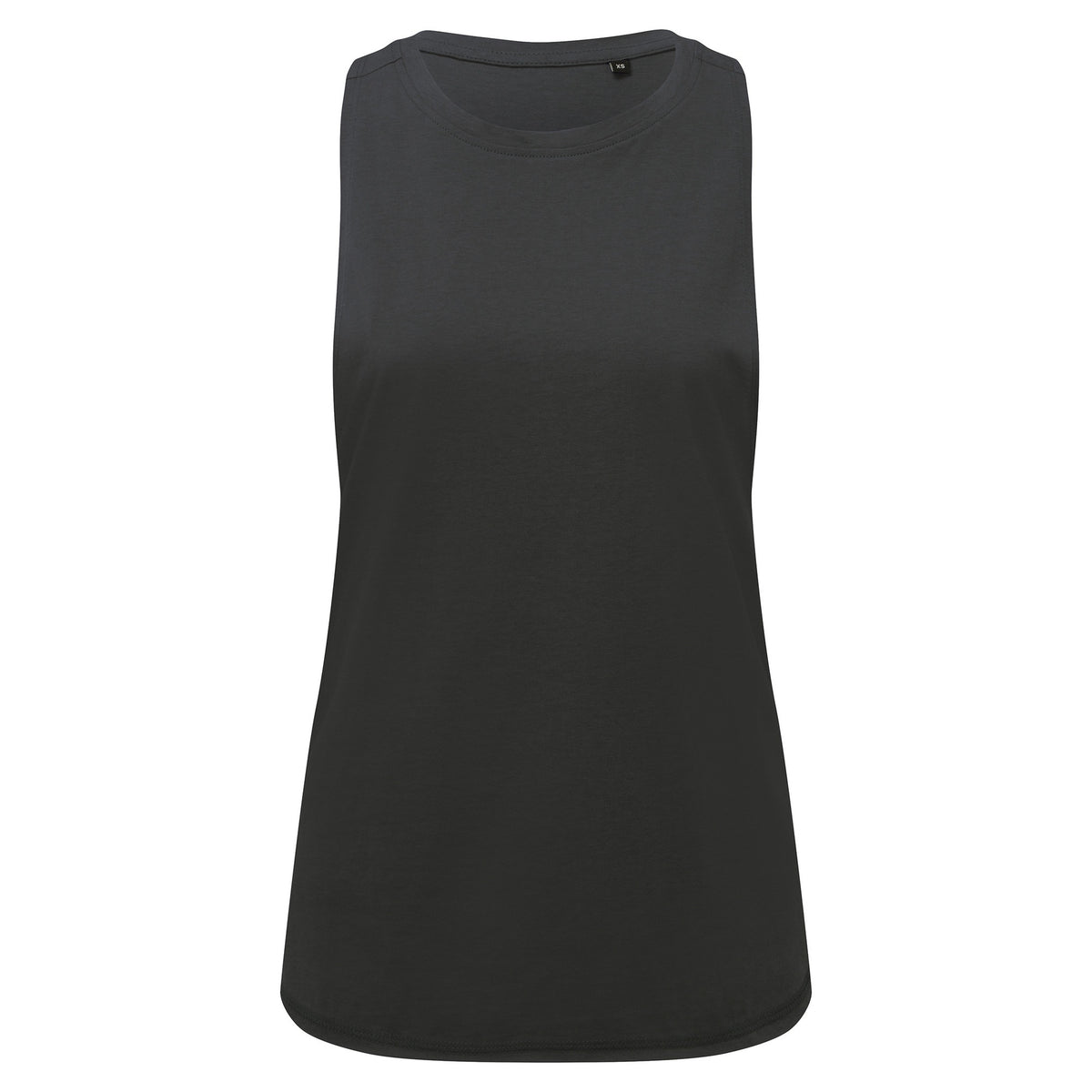 Charcoal - Front - TriDri Womens-Ladies Organic Tank Top