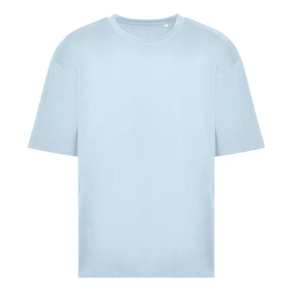 Sky Blue - Front - Awdis Mens 100 Oversized T-Shirt