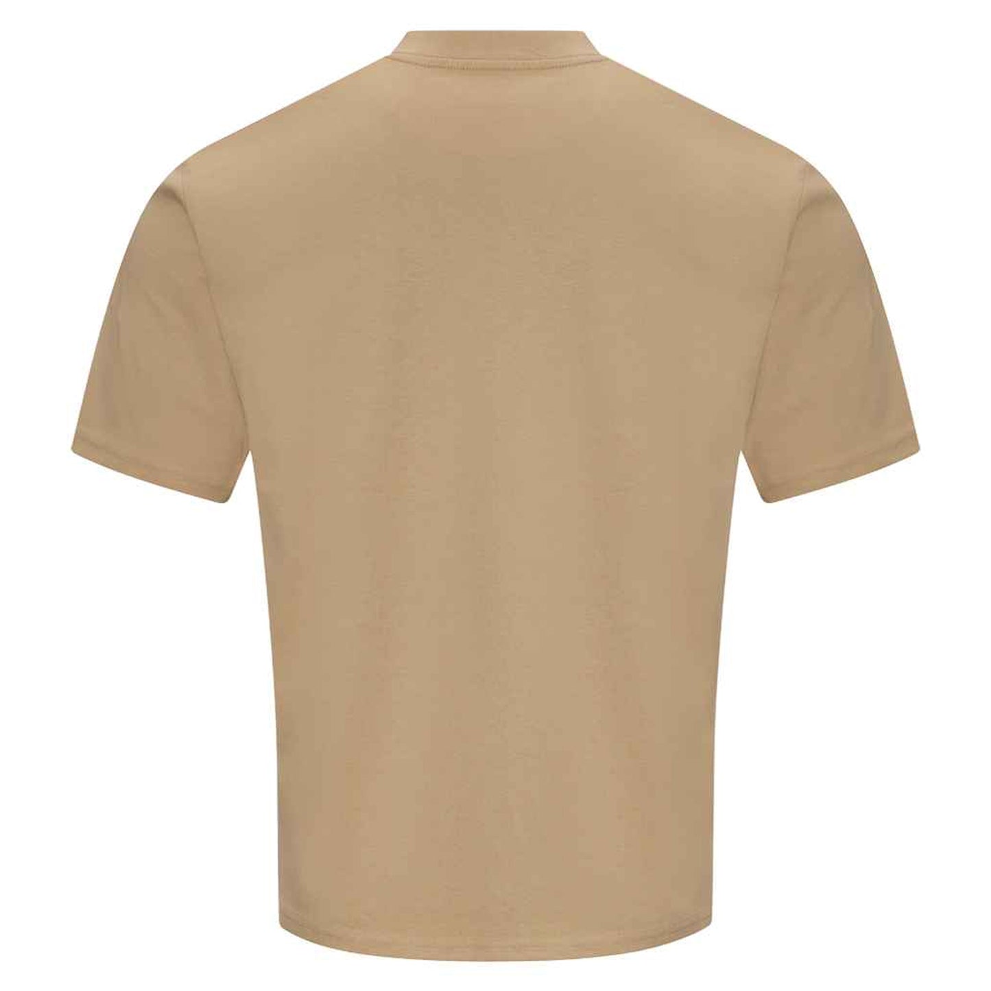 Desert Sand - Back - Awdis Mens 100 Oversized T-Shirt