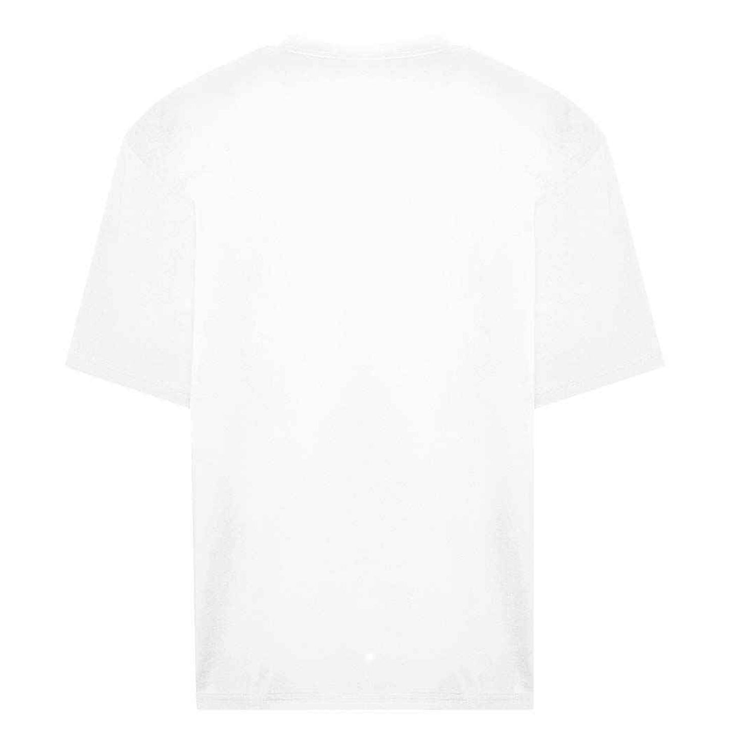 White - Back - Awdis Mens 100 Oversized T-Shirt