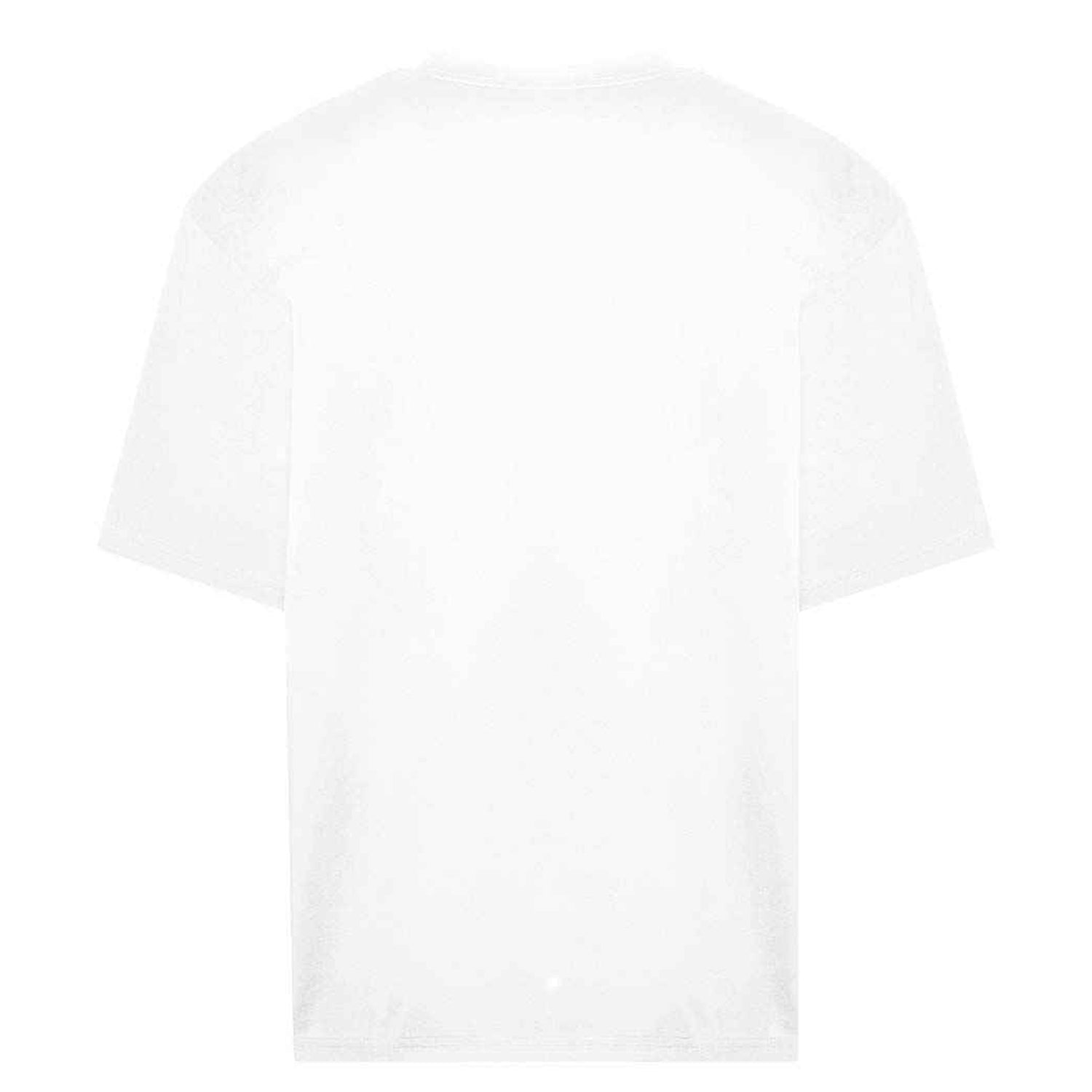 White - Back - Awdis Mens 100 Oversized T-Shirt