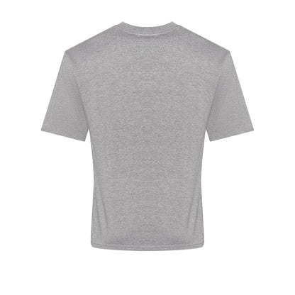 Heather Grey - Back - Awdis Mens 100 Oversized T-Shirt