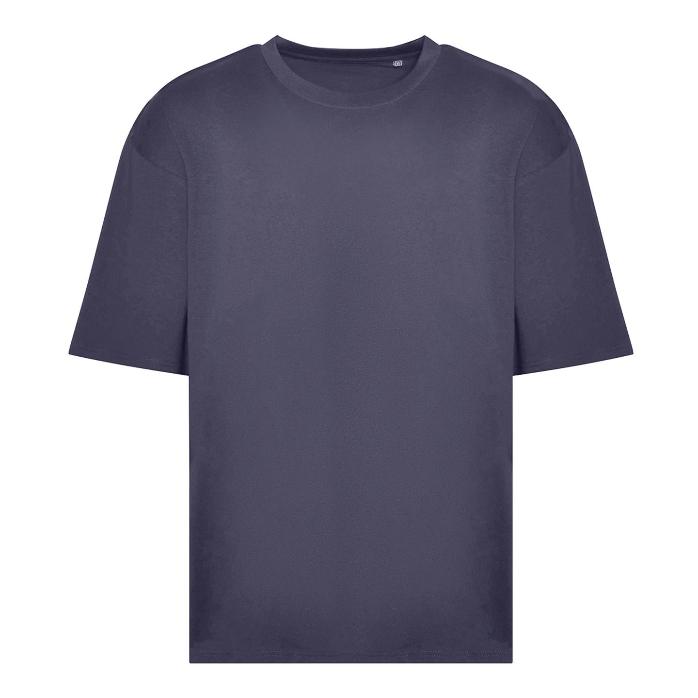 Shark Grey - Front - Awdis Mens 100 Oversized T-Shirt