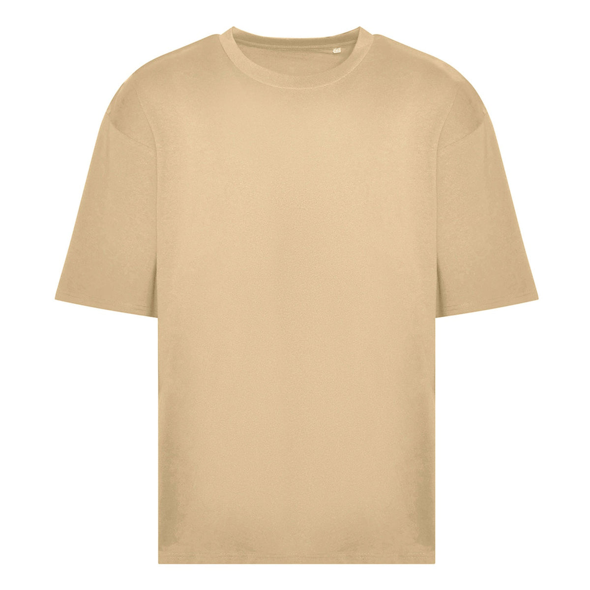 Desert Sand - Front - Awdis Mens 100 Oversized T-Shirt