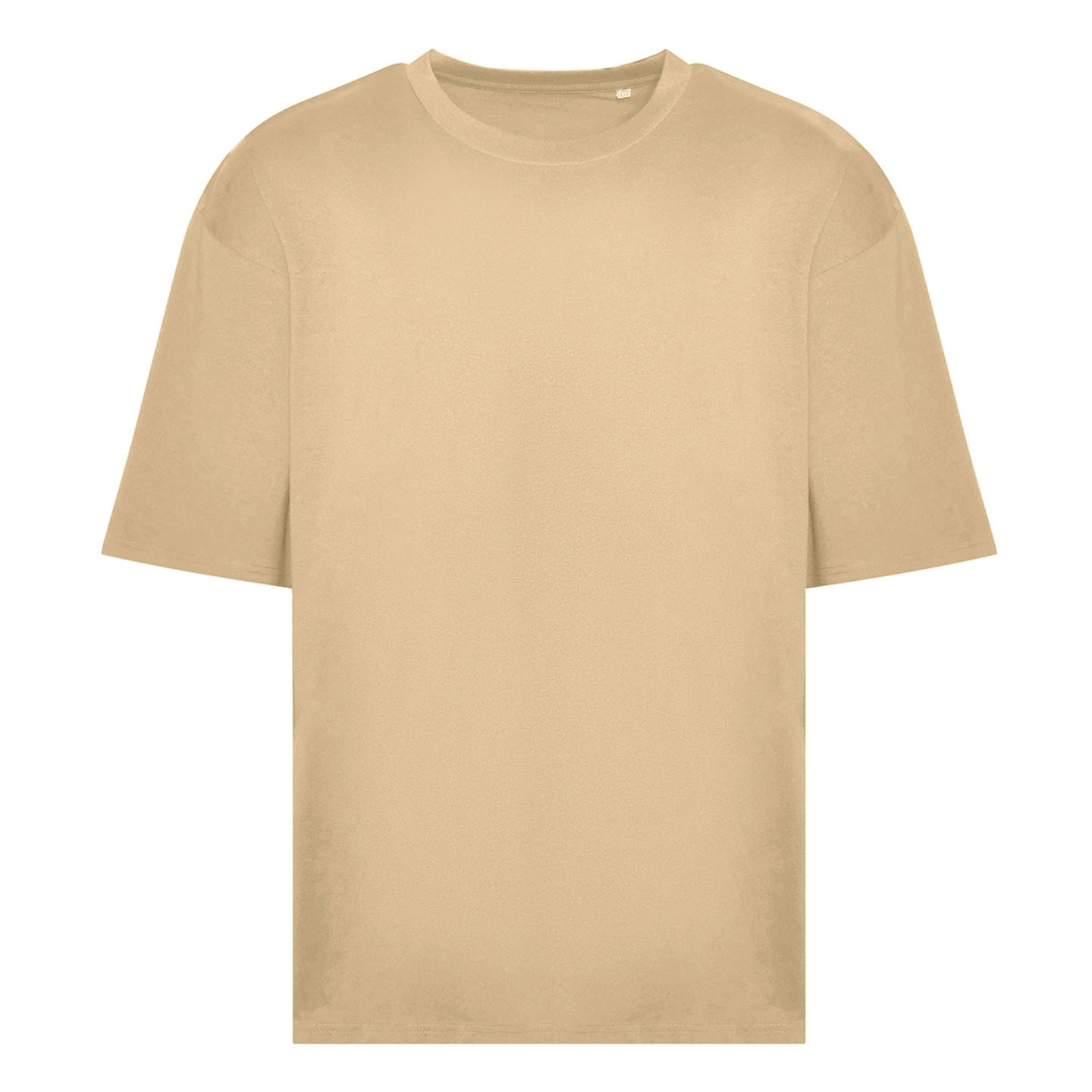 Desert Sand - Front - Awdis Mens 100 Oversized T-Shirt