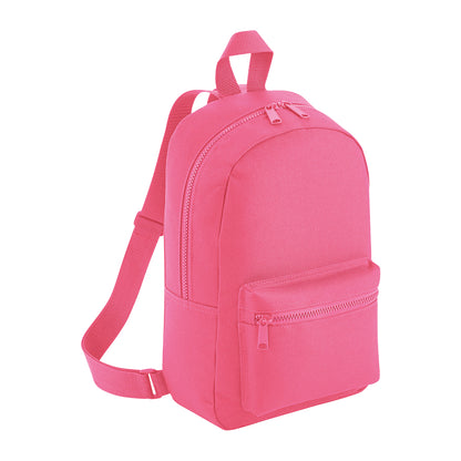 Candy Pink - Front - Bagbase Essential Fashion Mini Backpack