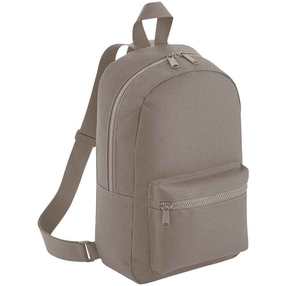 Mushroom - Front - Bagbase Essential Fashion Mini Backpack