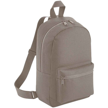 Mushroom - Front - Bagbase Essential Fashion Mini Backpack
