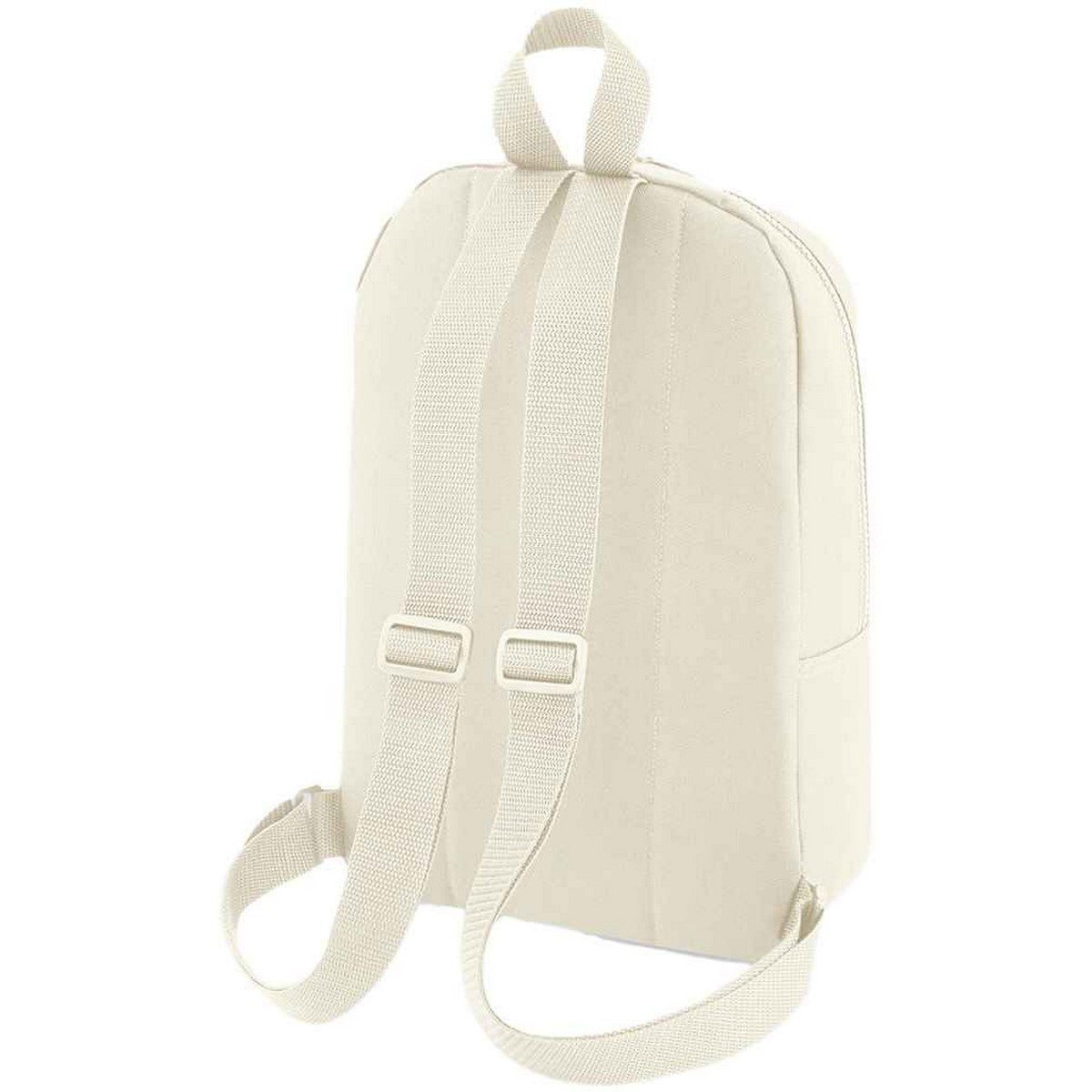 Natural - Back - Bagbase Essential Fashion Mini Backpack
