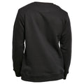 Black - Side - Build Your Brand Mens Basic Organic Sweatshirt