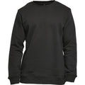Black - Front - Build Your Brand Mens Basic Organic Sweatshirt