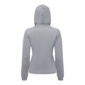 Grey Melange - Back - TriDri Womens-Ladies Spun Dyed Full Zip Hoodie