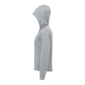 Grey Melange - Side - TriDri Womens-Ladies Spun Dyed Full Zip Hoodie