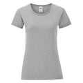 Athletic Heather Grey - Front - Fruit of the Loom Womens-Ladies Iconic Heather T-Shirt