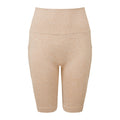 Nude - Front - TriDri Womens-Ladies Melange Melange Seamless 3D Cycling Shorts