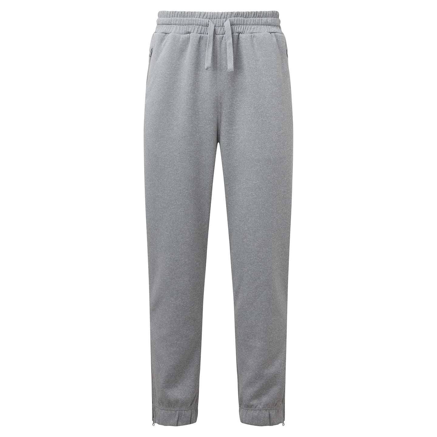 Grey Melange - Front - TriDri Womens-Ladies Spun Dyed Melange Jogging Bottoms