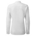 White - Side - Premier Womens-Ladies Grandad Collar Formal Shirt