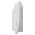 White - Lifestyle - Premier Womens-Ladies Grandad Collar Formal Shirt