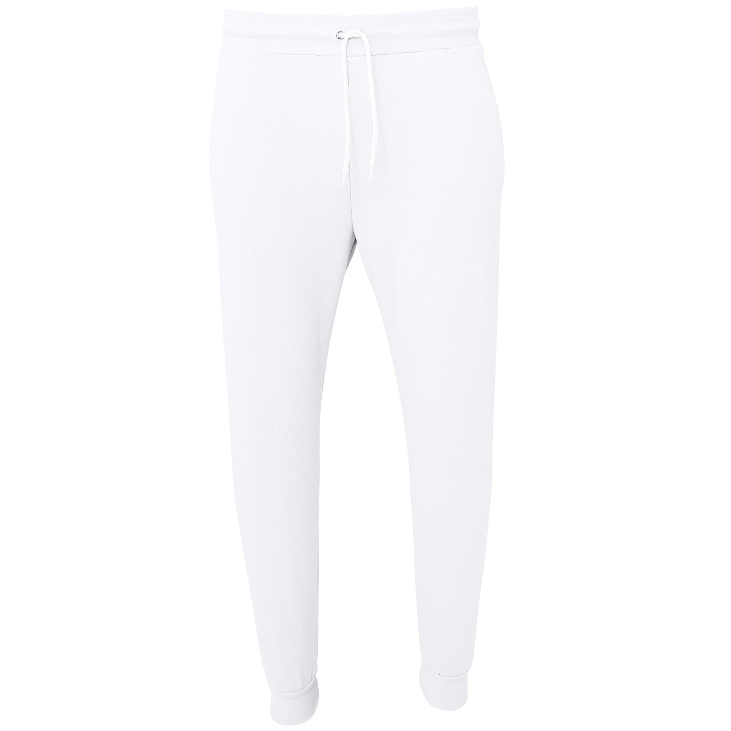 White - Front - Bella + Canvas Unisex Adult Jogging Bottoms