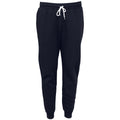 Navy - Front - Bella + Canvas Unisex Adult Jogging Bottoms