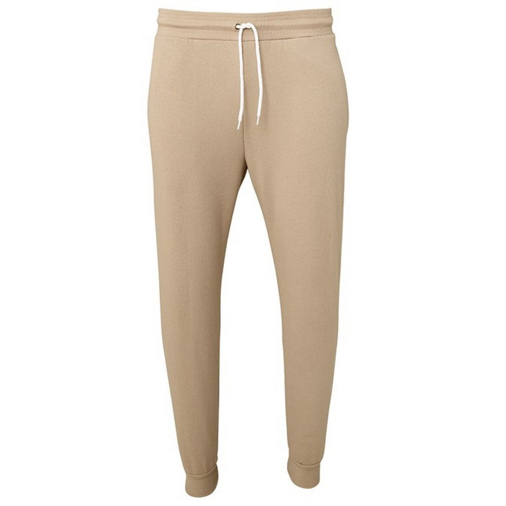 Tan - Front - Bella + Canvas Unisex Adult Jogging Bottoms