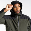 Dark Cedar-Black - Lifestyle - Craghoppers Mens Expert Active Waterproof Jacket