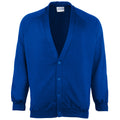 Royal - Front - Maddins Childrens Unisex Coloursure Cardigan - Schoolwear