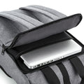 Grey Marl - Lifestyle - Bagbase Unisex Adult Roll Top Recycled Twin Handle Backpack