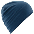 Steel Blue - Front - Beechfield Unisex Adult Merino Wool Beanie